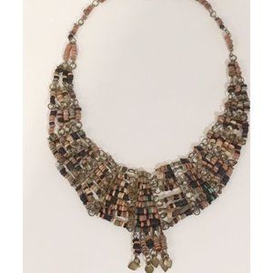 Antique Clay Beaded Necklace